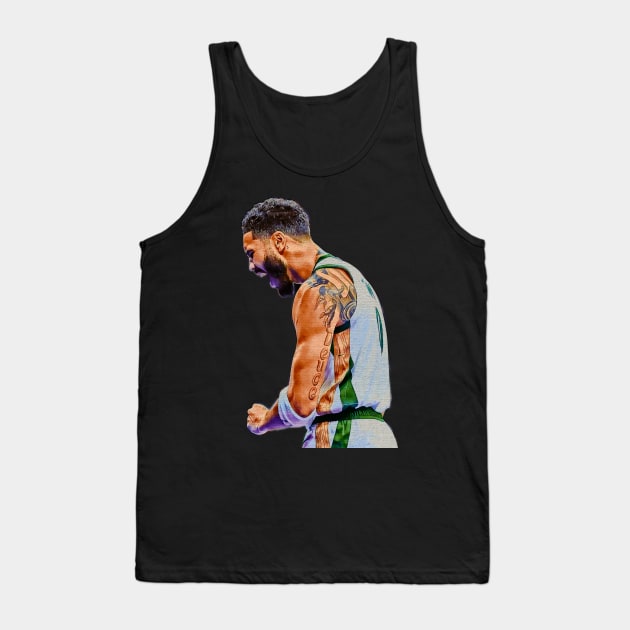 Jayson Tatum Super Saiyan Mode Tank Top by Playful Creatives